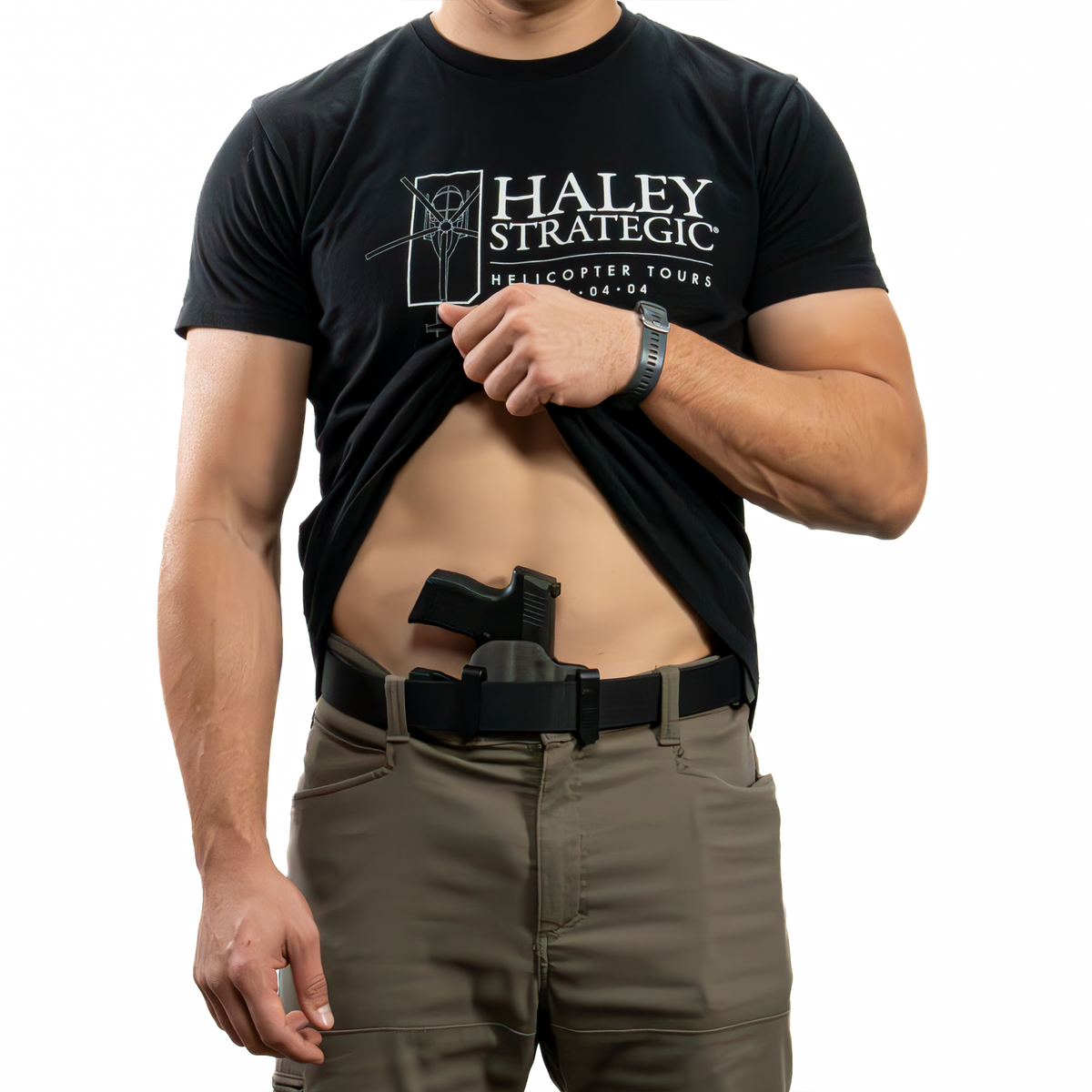 Haley Strategic Incog X Holster - SIG P365 X/XL — Grey, Small Light Right, product view 10