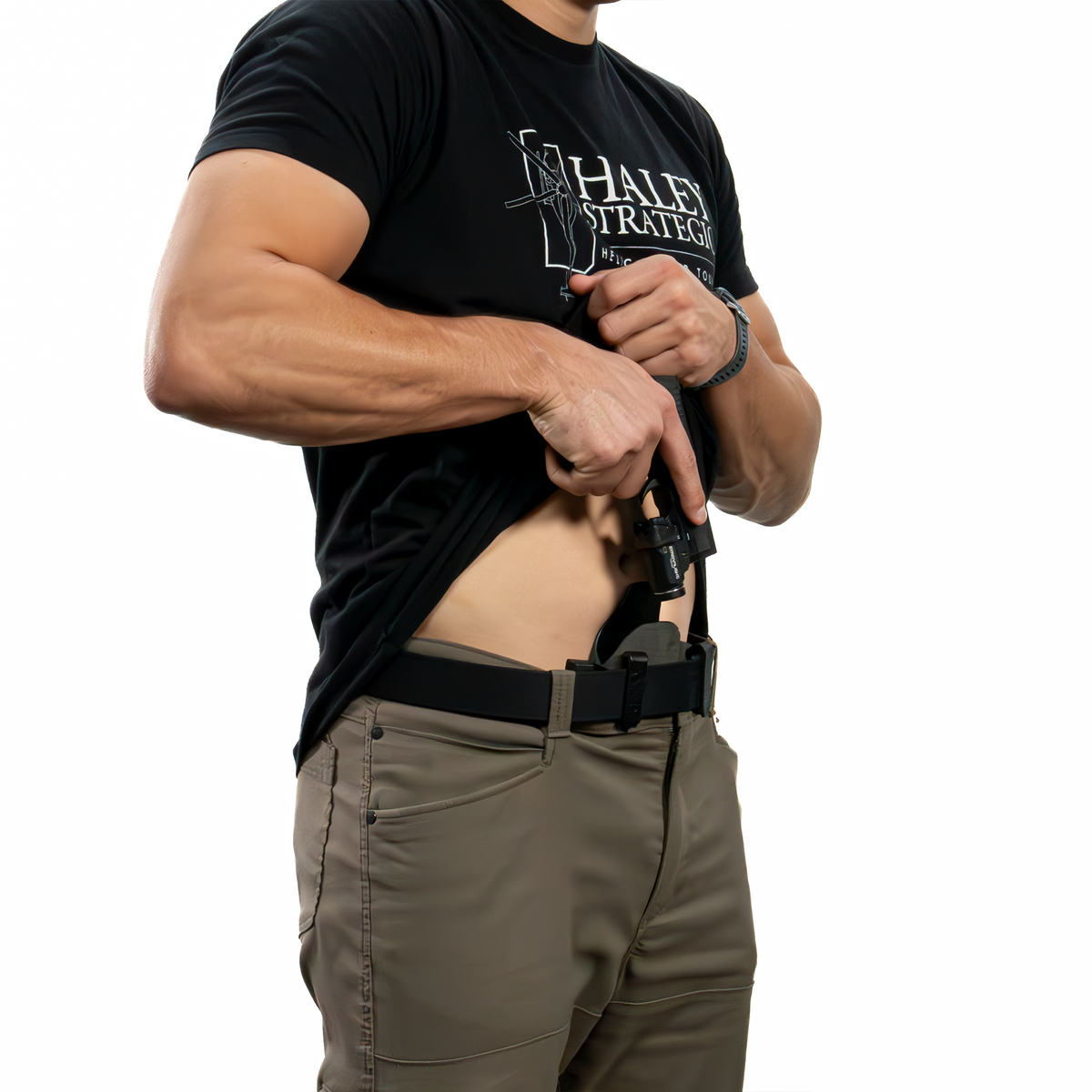 Haley Strategic Incog X Holster - SIG P365 X/XL — Grey, Small Light Right, product view 14