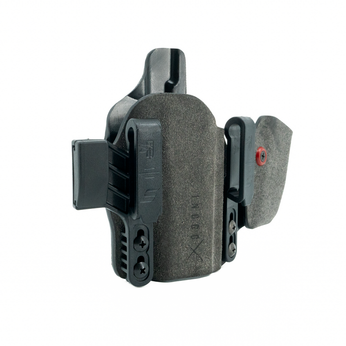 Haley Strategic Incog X Holster - SIG P365 X/XL — Grey, No Light + Mag Caddy Right, product view 4