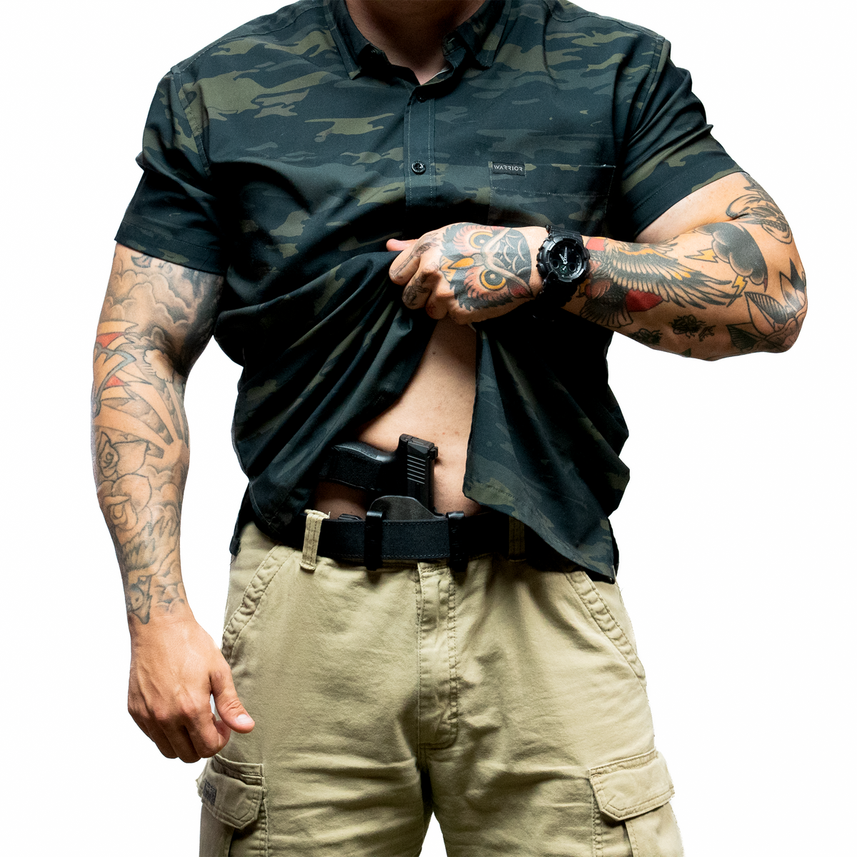 Haley Strategic Incog X Holster - SIG P365 X/XL — Grey, No Light + Mag Caddy Right, product view 11