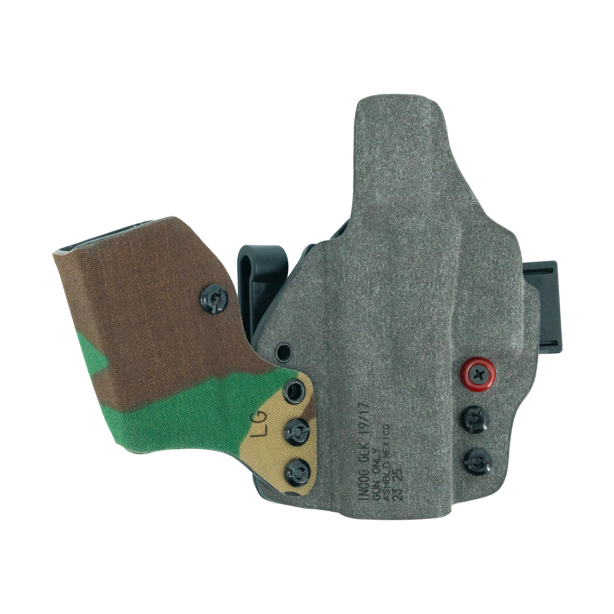 Haley Strategic Incog X Holster - SIG P365 X/XL — M81 Woodland, No Light + Mag Caddy Right, product view 2