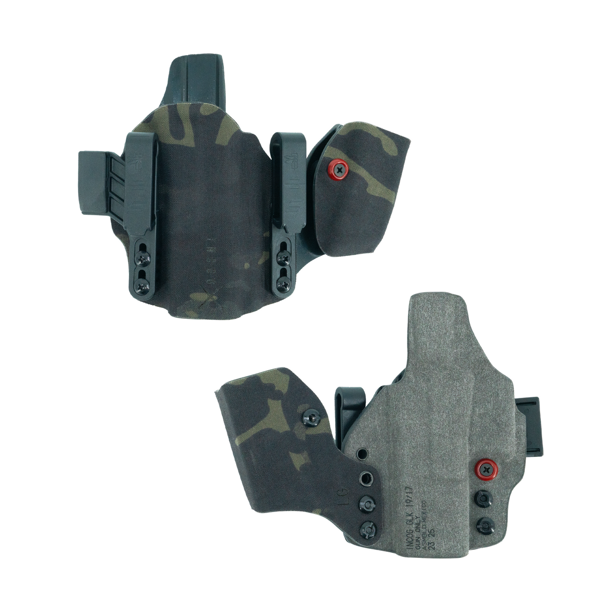 Haley Strategic Incog X Holster - SIG P365 X/XL — Multicam Black, No Light + Mag Caddy Right, product view 3
