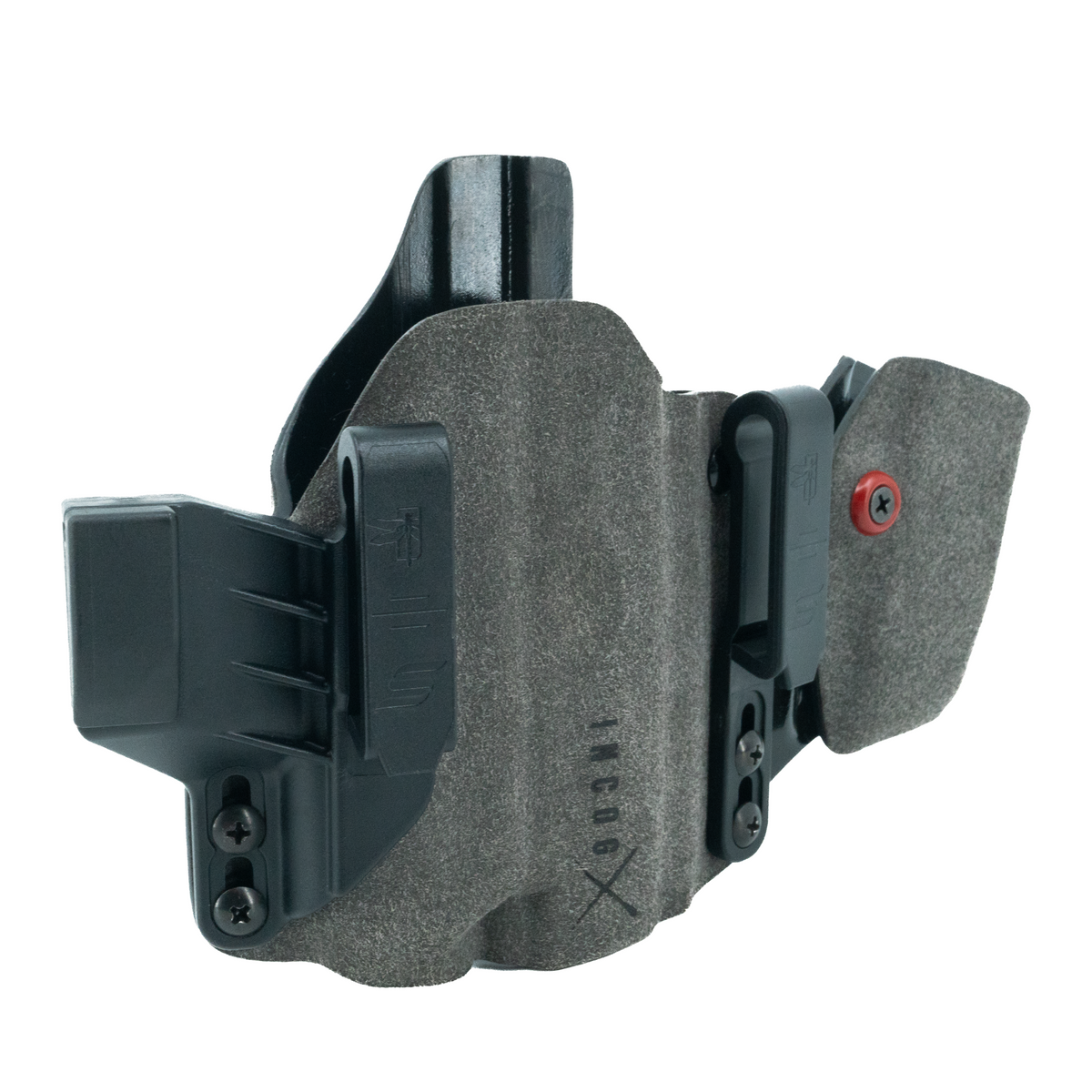Haley Strategic Incog X Holster - FN Reflex XL/MRD — Grey, Small Light + Mag Caddy Right, product view 4