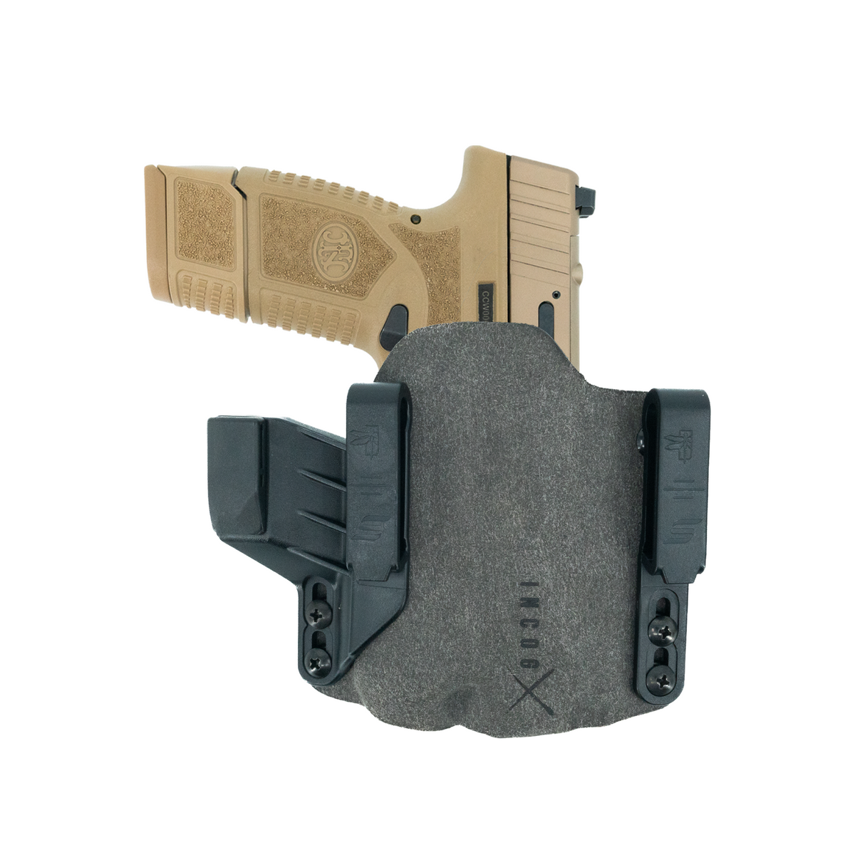 Haley Strategic Incog X Holster - FN Reflex XL/MRD — Grey, Small Light Right, product view 1