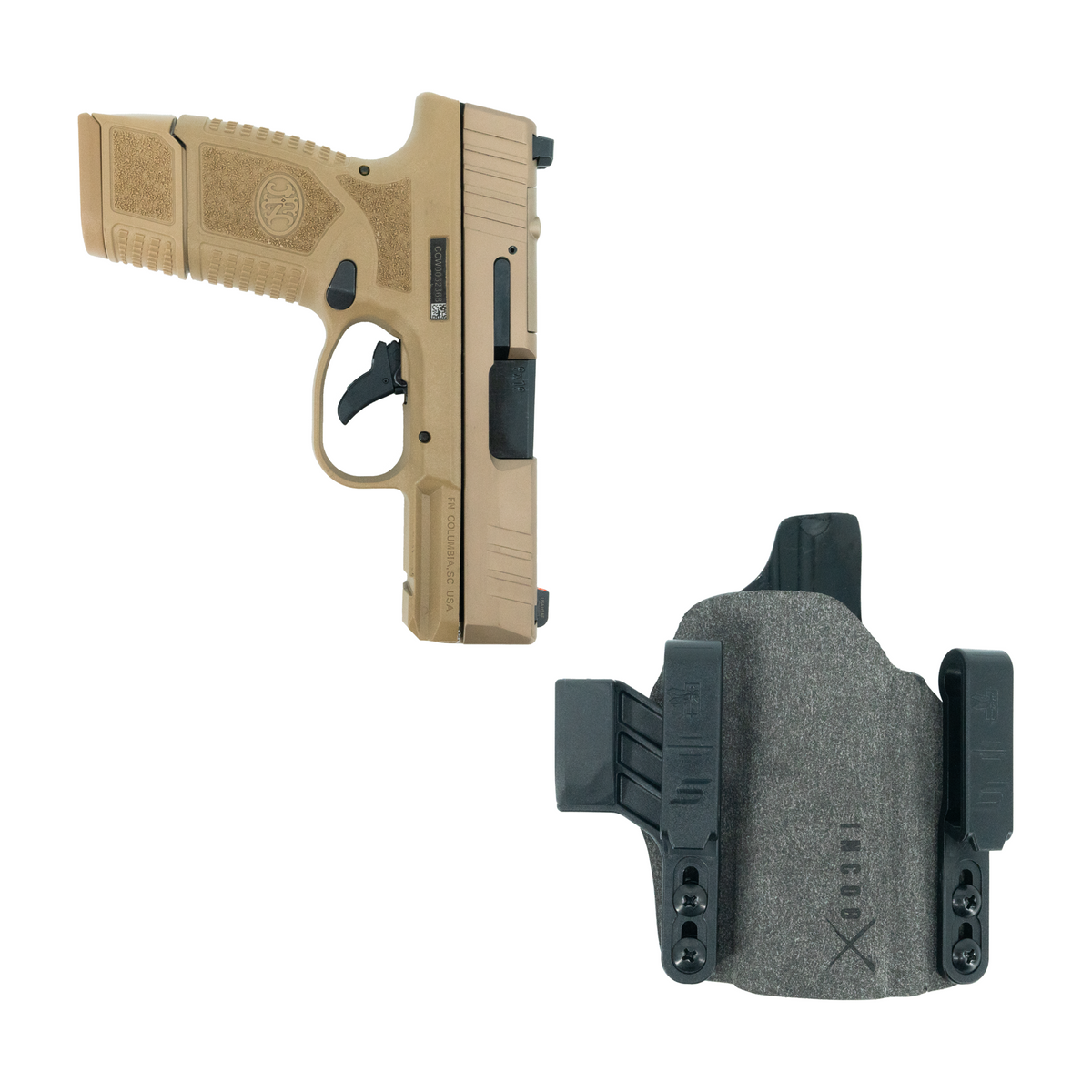 Haley Strategic Incog X Holster - FN Reflex XL/MRD — Grey, No Light Right, product view 2