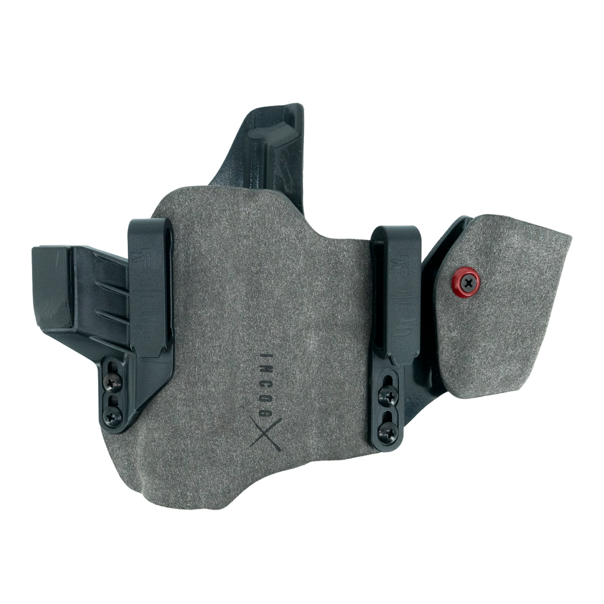 Haley Strategic Incog X Holster - Staccato CS/C2/P — Grey, C2/P Large Light + Mag Caddy Right, product view 3