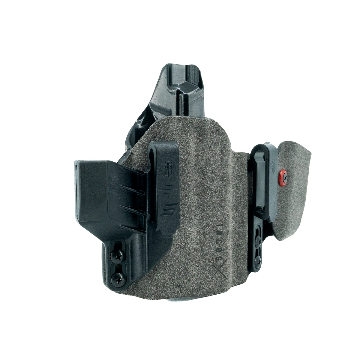 Haley Strategic Incog X Holster - Staccato CS/C2/P — Grey, Small Light + Mag Caddy Right, product view 3