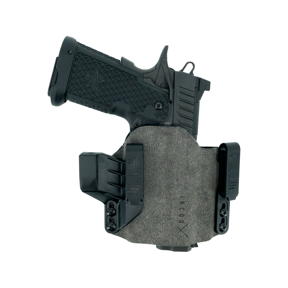 Haley Strategic Incog X Holster - Staccato CS/C2/P — Grey, Small Light Right, product view 1