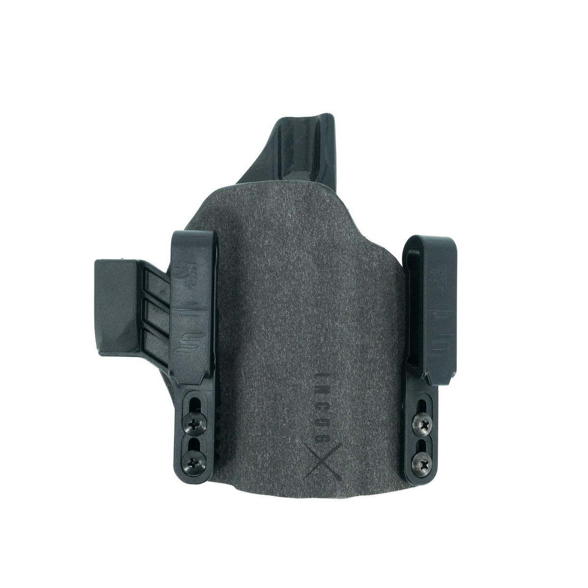 Haley Strategic Incog X Holster - S&W Shield Plus — Grey, No Light Right, product view 2 #color_grey