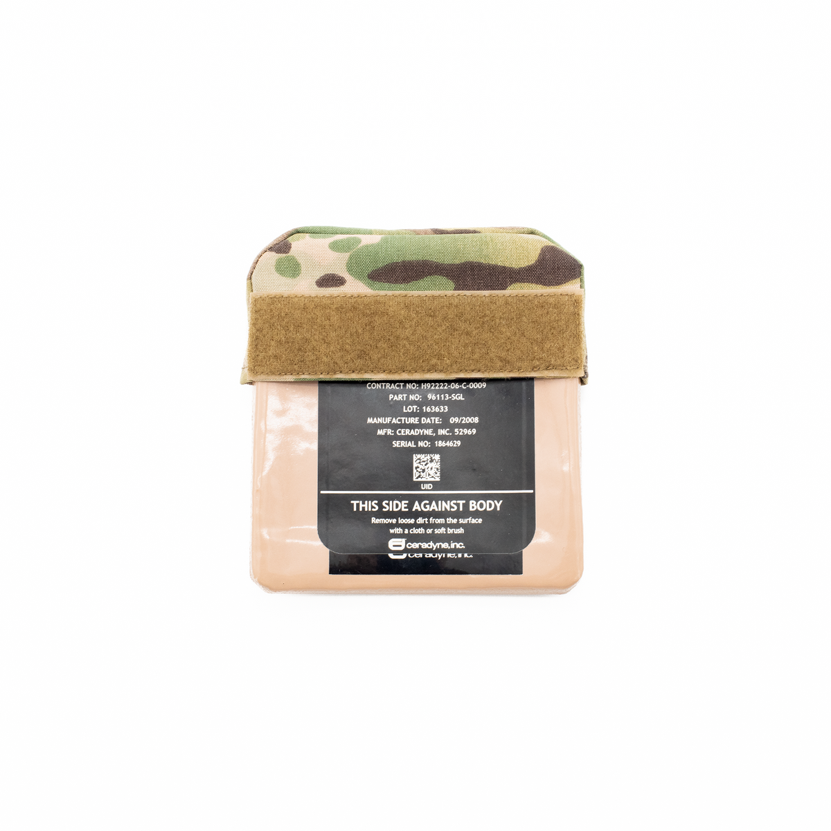 Haley Strategic Thorax Cummerbund Side Plate Cap Pair — Multicam, product view 2