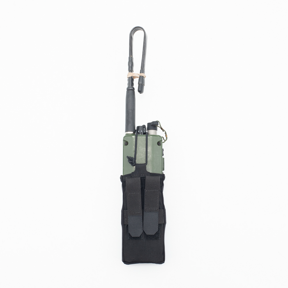 Haley Strategic Thorax Chicken Strap Radio Pouch — Black, product view 2