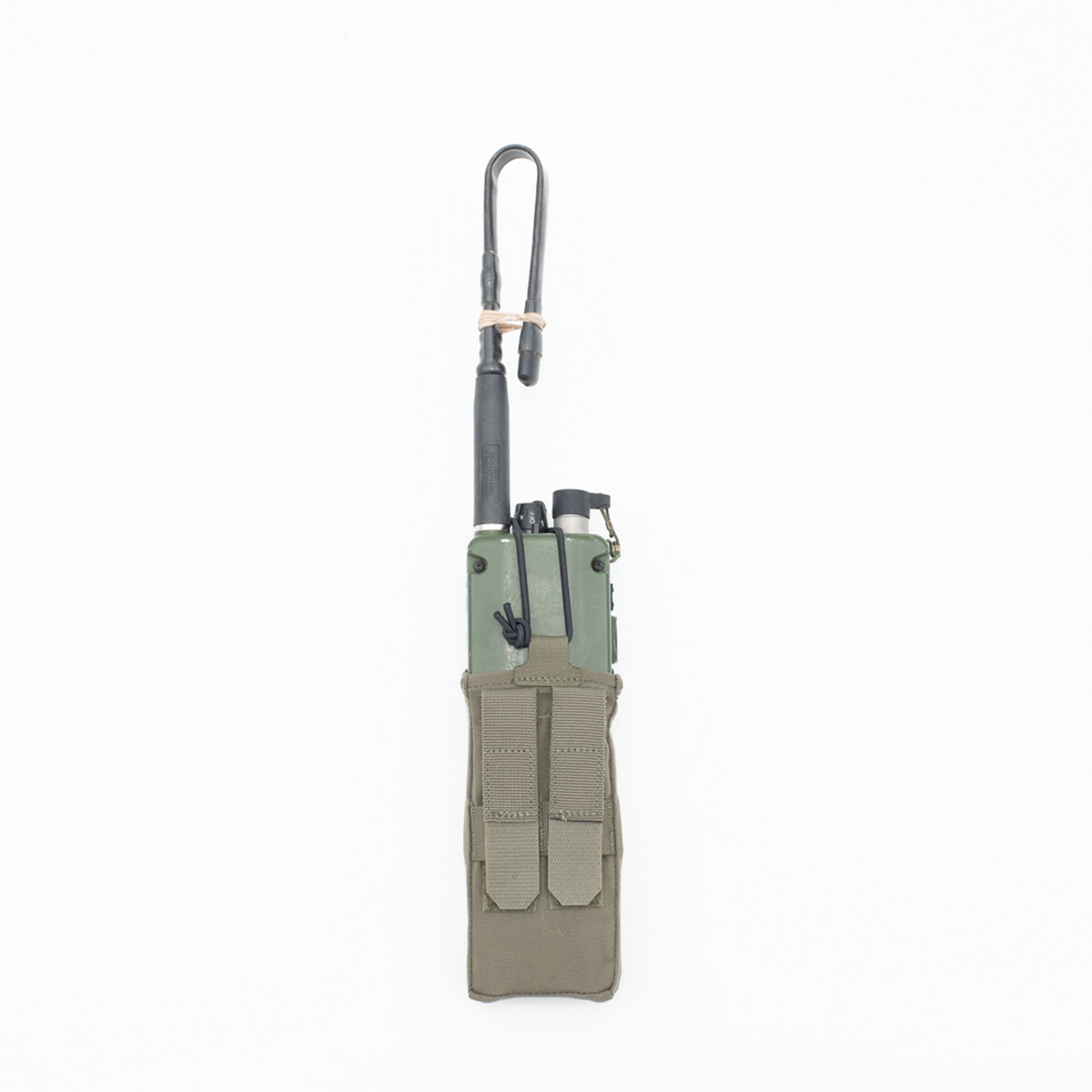 Haley Strategic Thorax Chicken Strap Radio Pouch — Ranger Green, product view 2