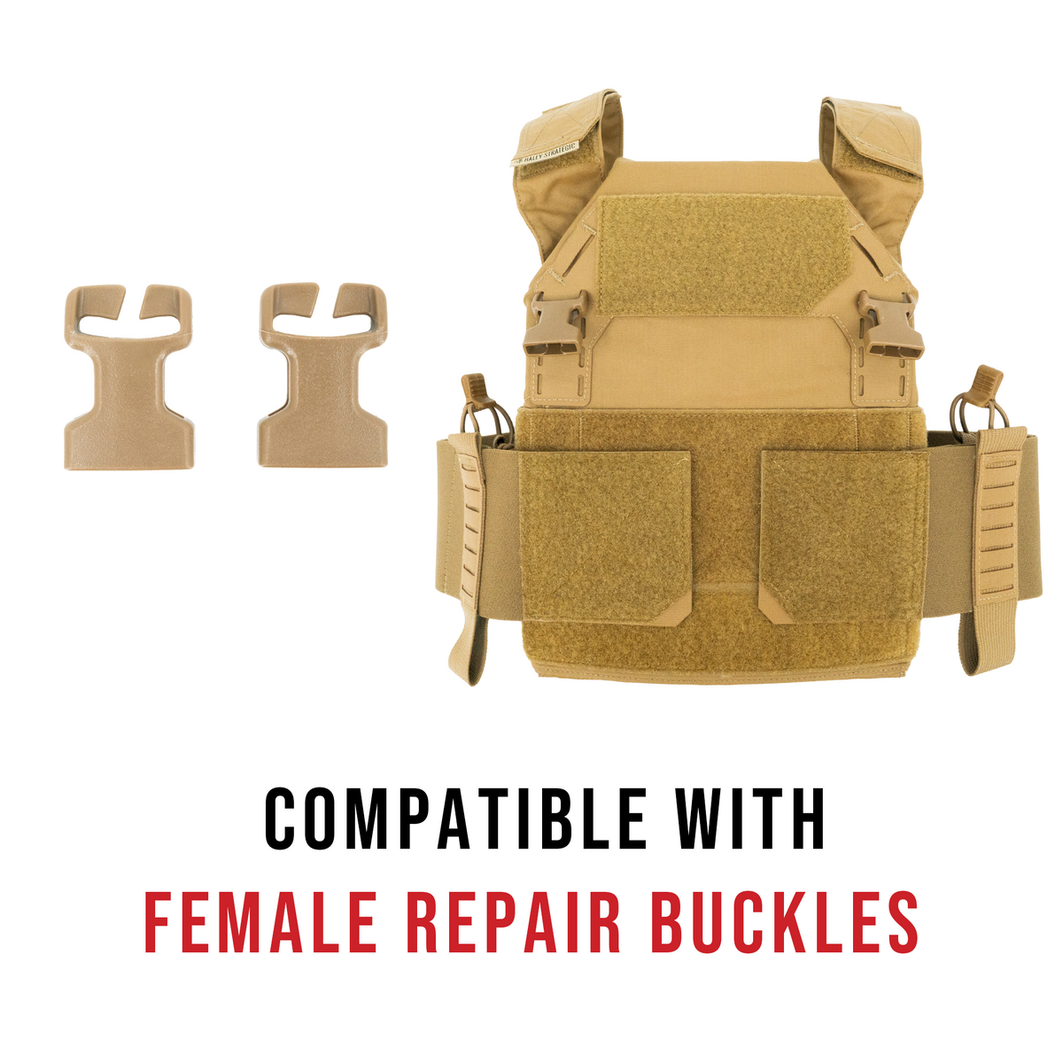 Haley Strategic Thorax Incog Plate Bags — Coyote Brown, product view 5