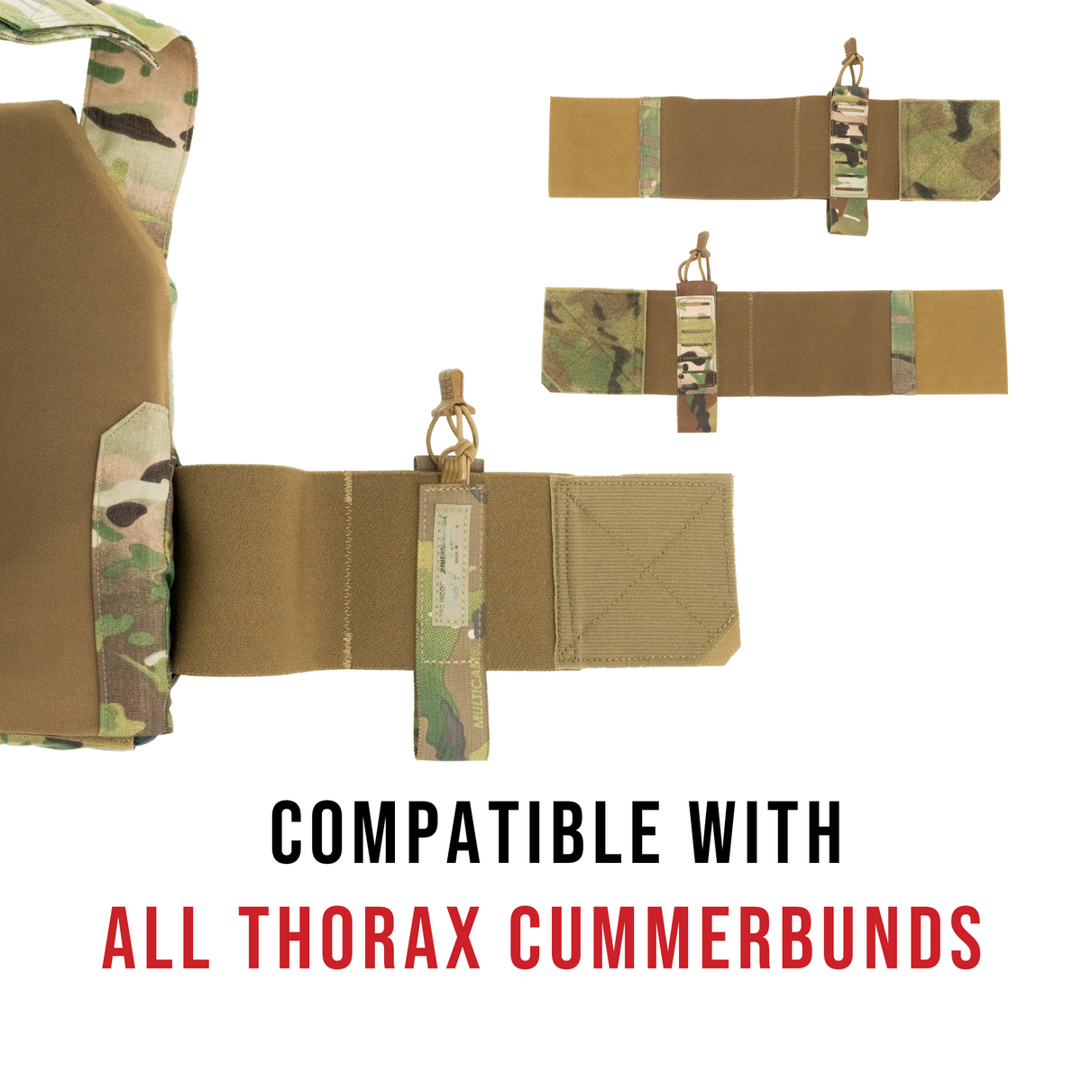 Haley Strategic Thorax Incog Plate Bags — Multicam, product view 3