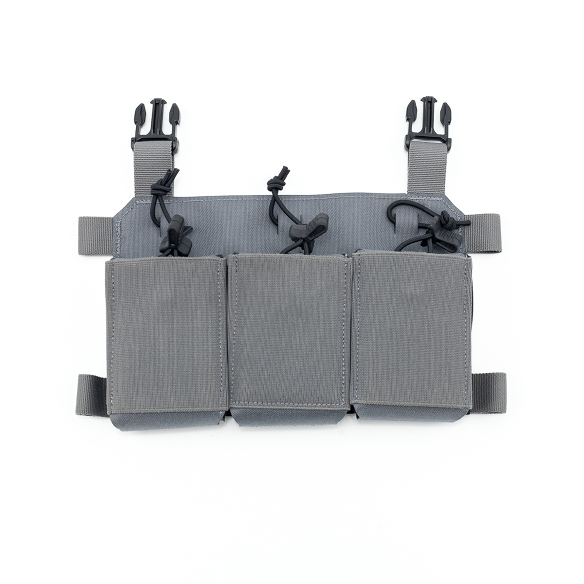 Haley Strategic Thorax Triple Rifle Mag Placard w/ MP2 — Grey, product view 1