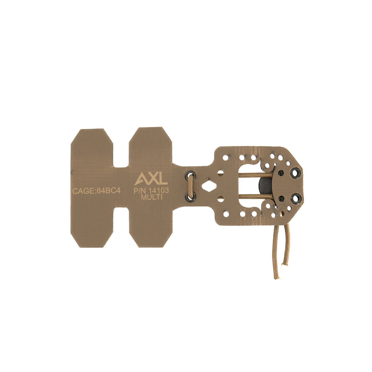 AXL Advanced CommSled MultiMount – Coyote Brown #finish_coyote brown