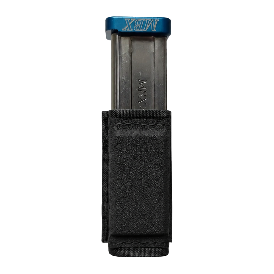 Esstac Magnet Single Pistol KYWI Pouch - Black - colour illustration based on Esstac manufacturer photograph