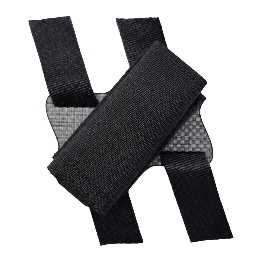 Esstac Single 40° Angled Pistol KYWI Pouch - Black / Right Handed - colour illustration based on Esstac manufacturer photograph
