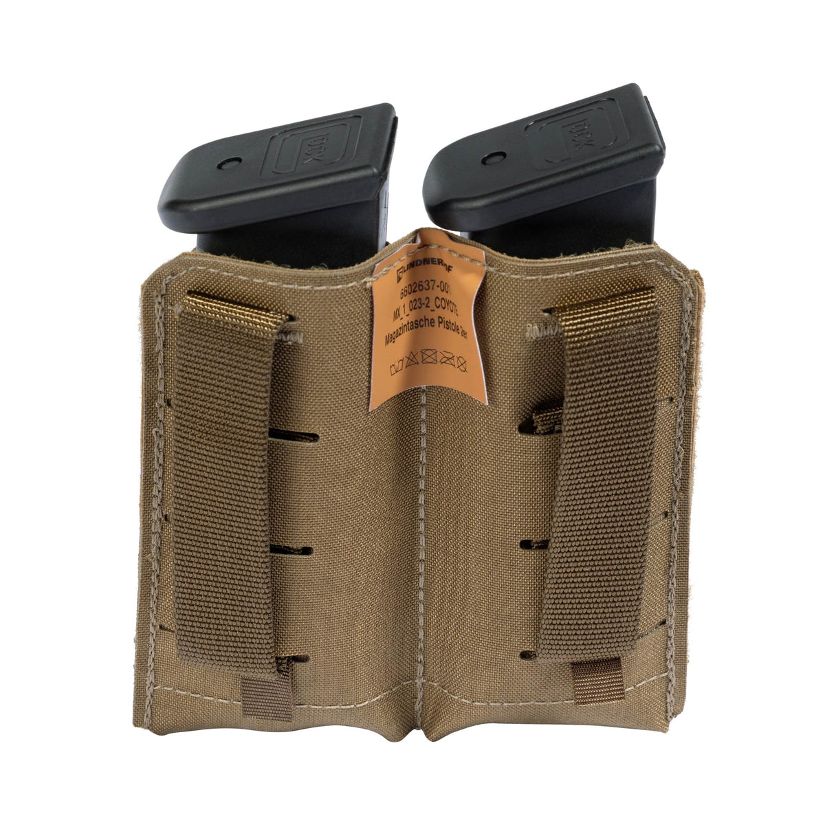 Lindnerhof Taktik Low-Profile Double Pistol Magazine Pouch MX023-2