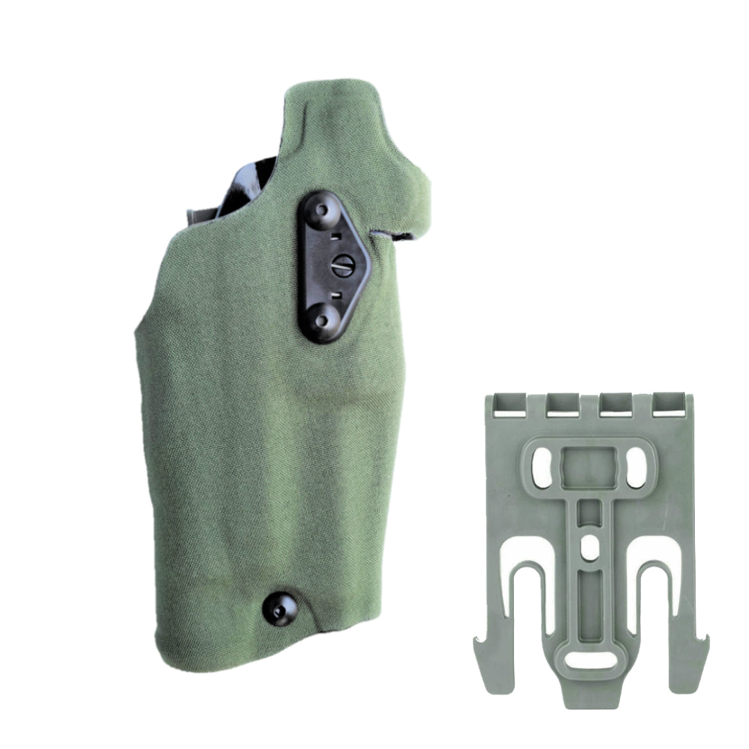 Safariland 6354DO ALS Optic Tactical Holster for Glock 17/22 with Red Dot and Surefire, Camo Green