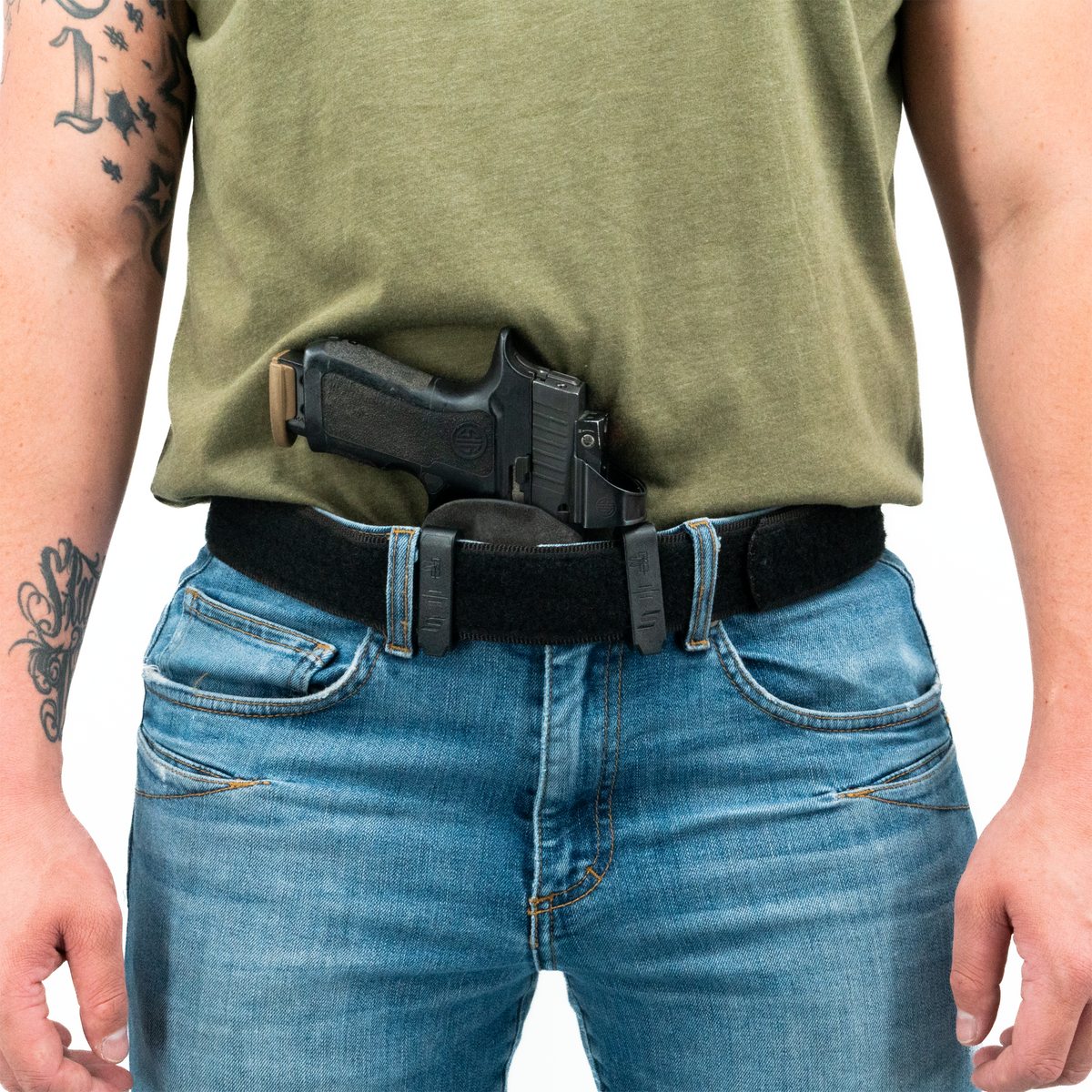 Haley Strategic Baseline Inner Belt — Black, product view 6