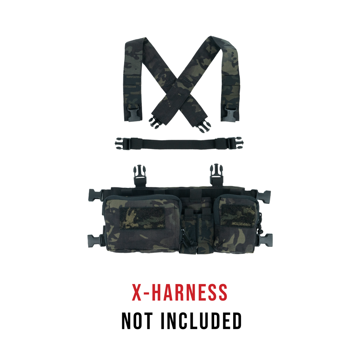 Haley Strategic D3CRH Heavy Chest Rig — Multicam Black, product view 3