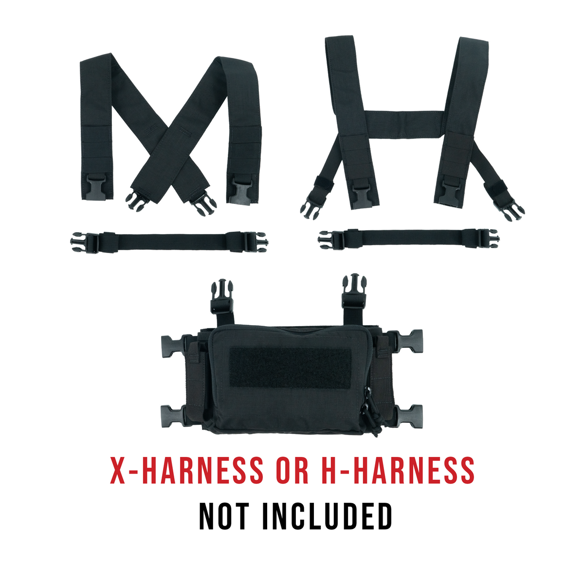 Haley Strategic D3CRM Micro Chest Rig — Black, product view 2