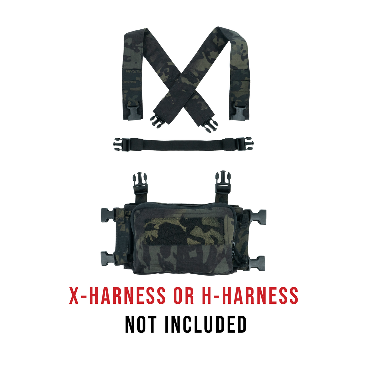Haley Strategic D3CRM Micro Chest Rig — Multicam Black, product view 2