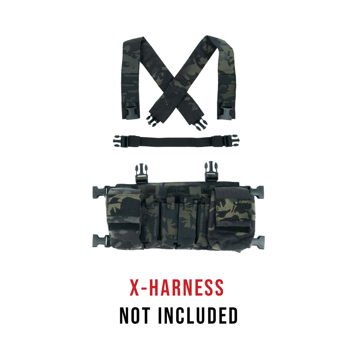Haley Strategic D3CRX X Chest Rig — Multicam Black, product view 2