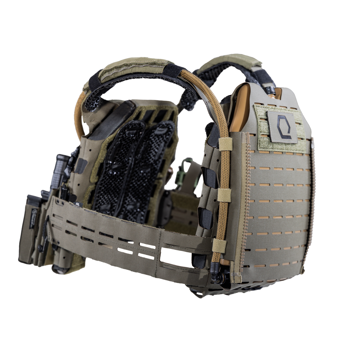 Qore Performance ICEPLATE MOLLE Back Panel Combo — 16
