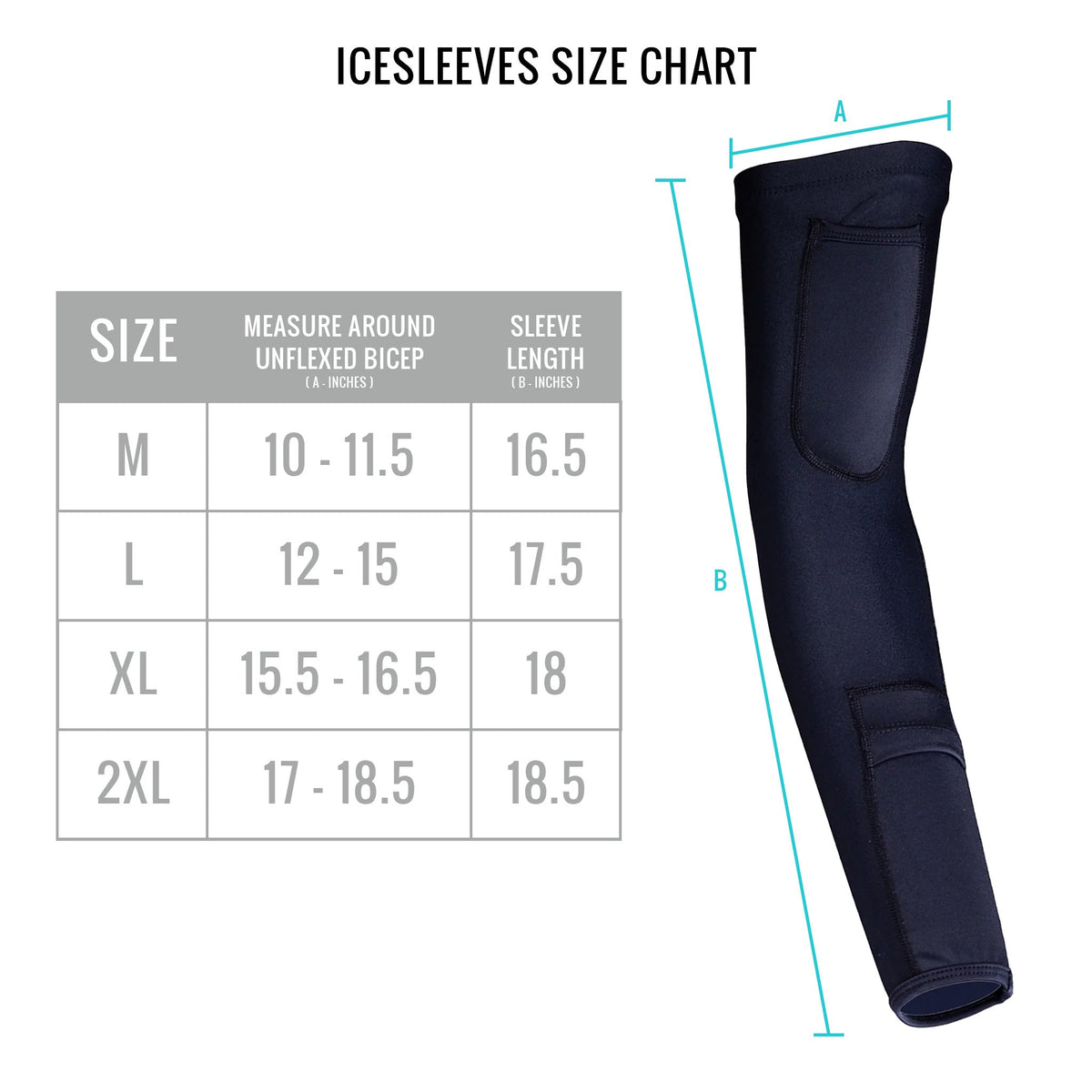 Qore Performance ICESLEEVES Arm Sleeves — 5