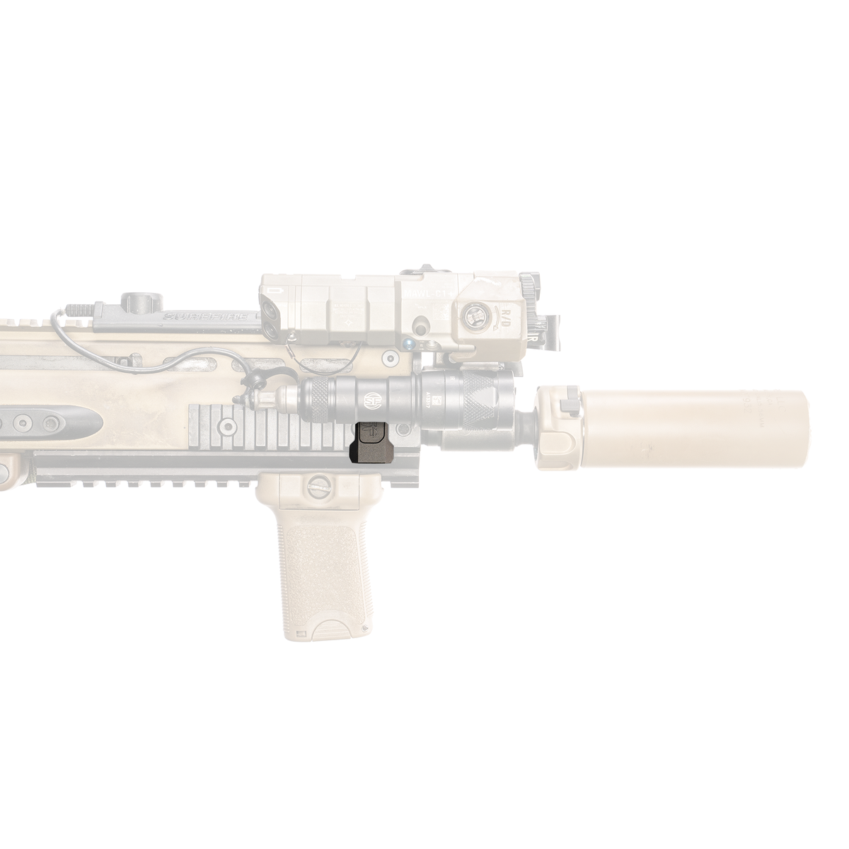 Haley Strategic Thorntail X 1913 Laser Light Mount — Black, product view 4