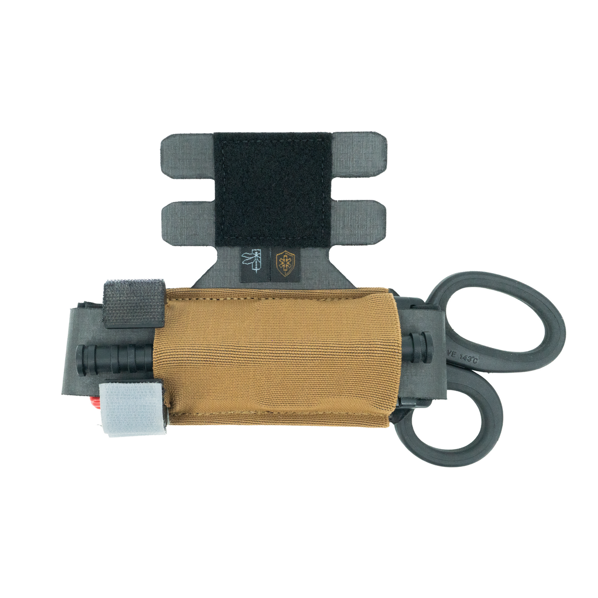 Haley Strategic Tourniquet and Trauma Shear Hanger — Coyote, product view 1