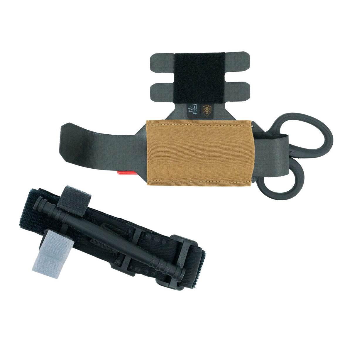 Haley Strategic Tourniquet and Trauma Shear Hanger — Coyote, product view 3