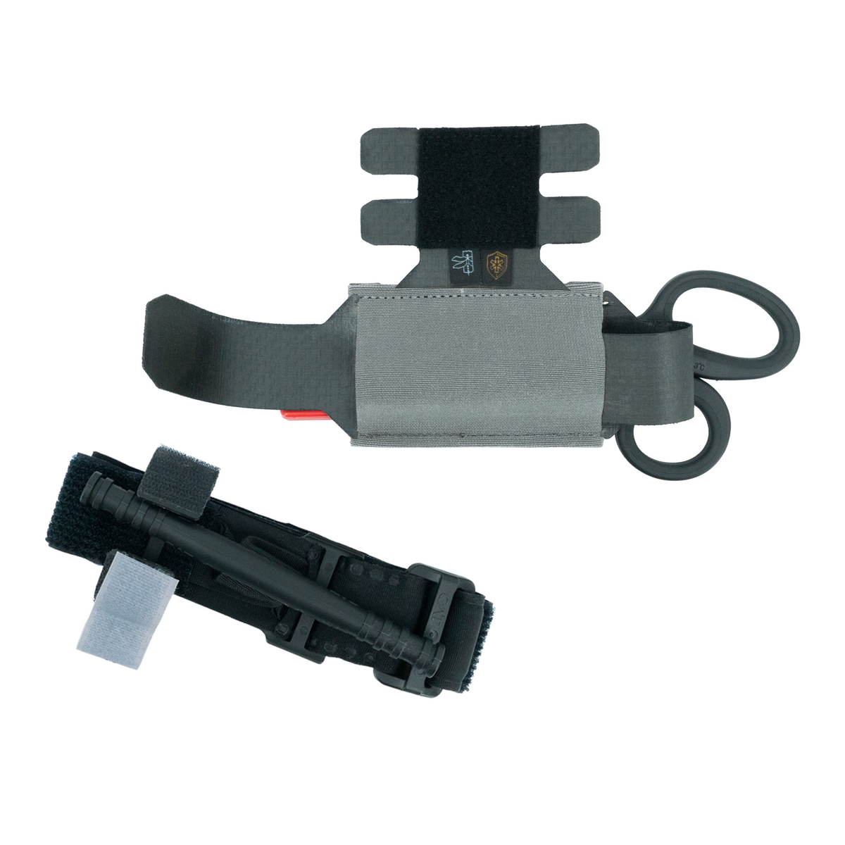 Haley Strategic Tourniquet and Trauma Shear Hanger — Grey, product view 3