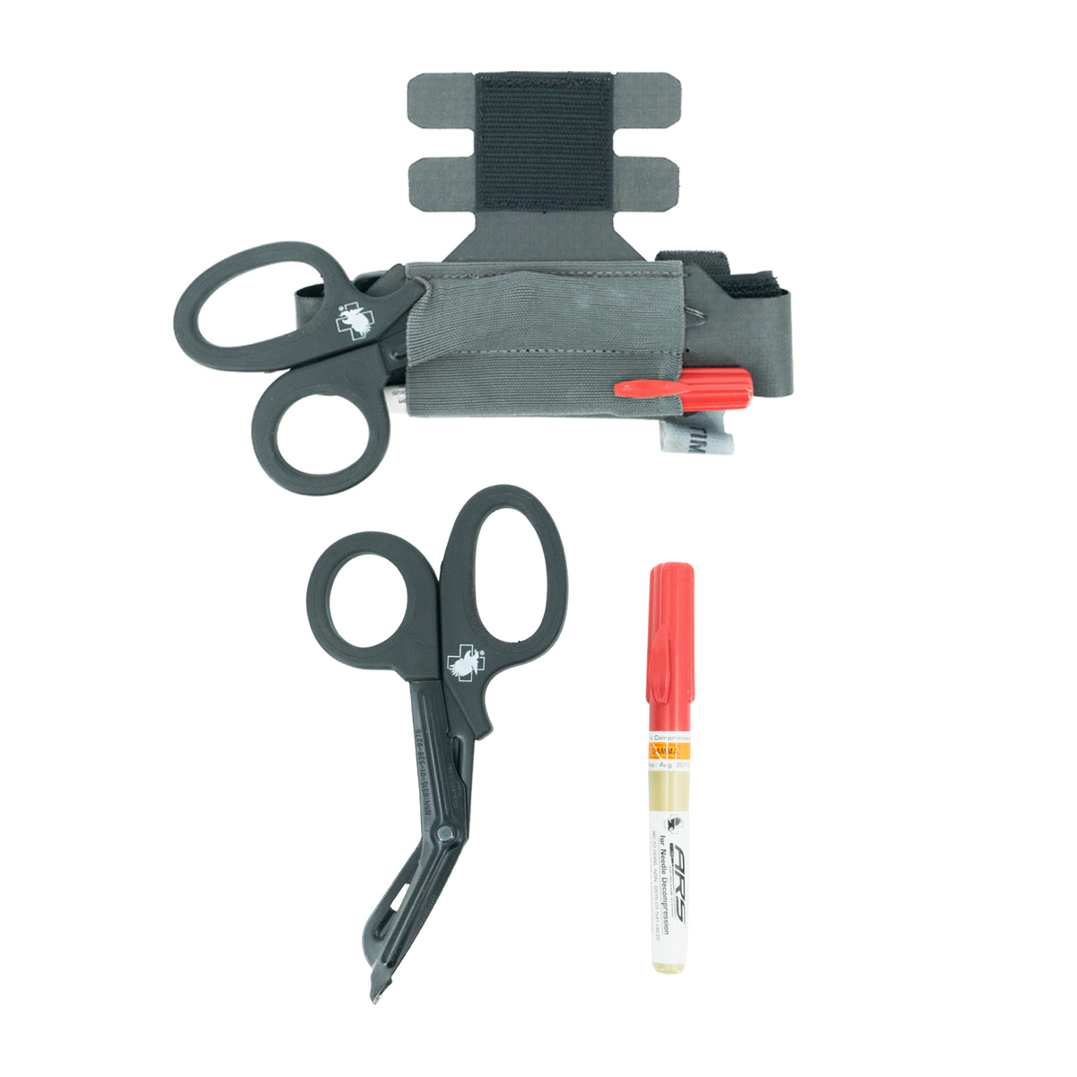 Haley Strategic Tourniquet and Trauma Shear Hanger — Grey, product view 4