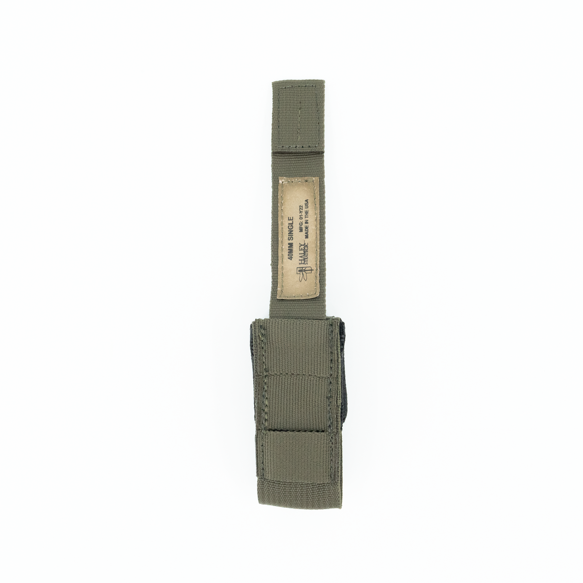Haley Strategic 40mm Single Pouch — Ranger Green, product view 4
