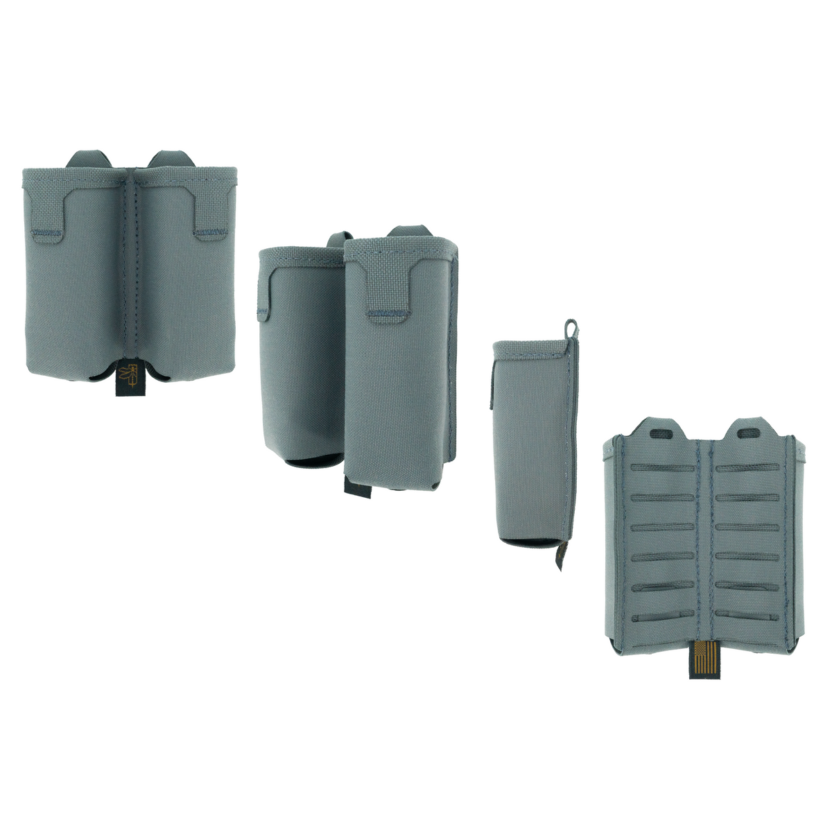 Haley Strategic Double Pistol Mag Pouch — Grey, product view 5