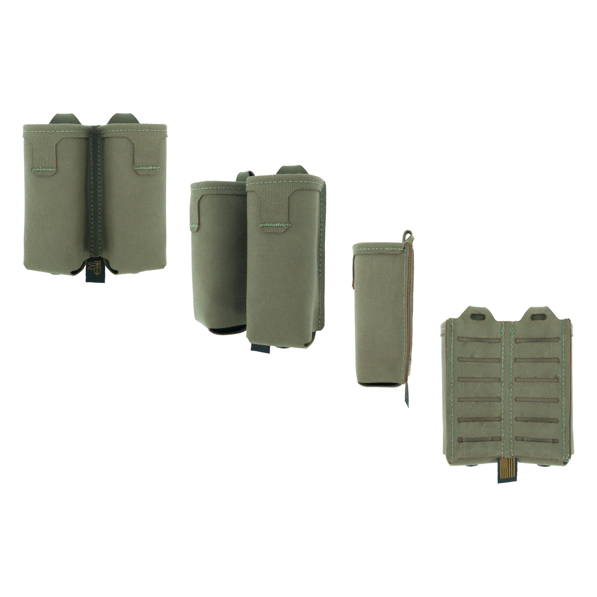 Haley Strategic Double Pistol Mag Pouch — Ranger Green, product view 5