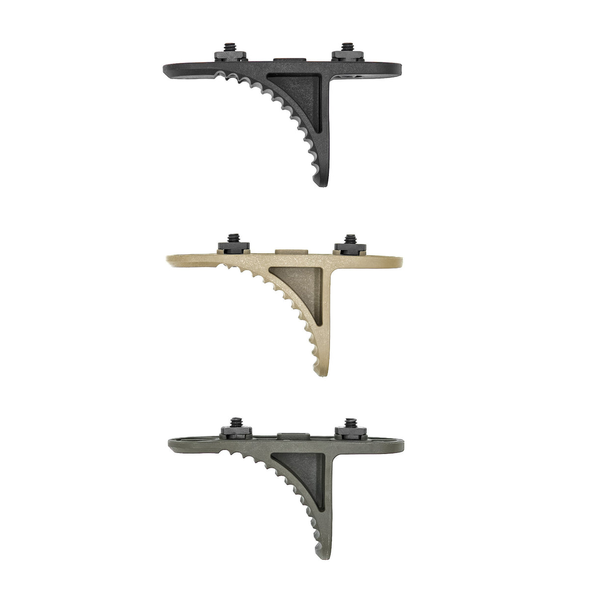 True North Concepts GripStop Standard M-LOK Polymer — available colour overview