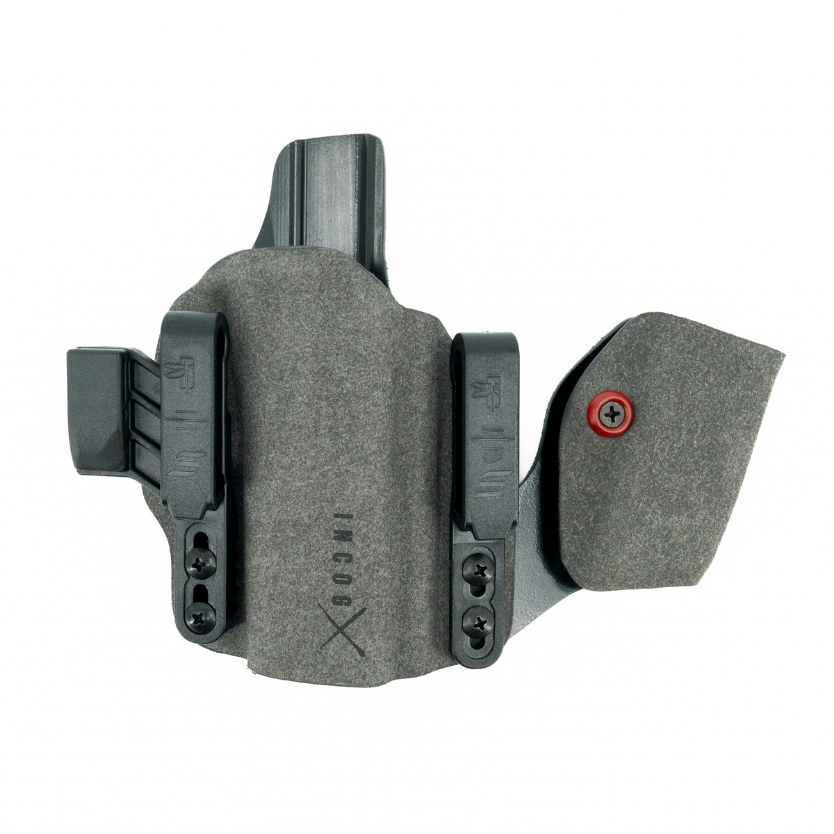 Haley Strategic Incog X Holster - Glock 17/19 — Grey, No Light + Mag Caddy Right, product view 2