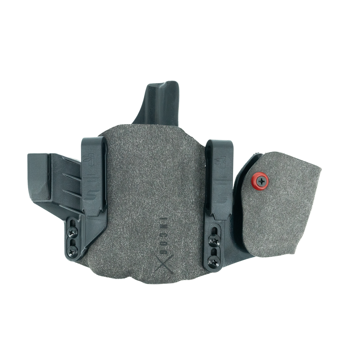 Haley Strategic Incog X Holster - Springfield Hellcat Pro/OSP — Grey, Small Light + Mag Caddy Right, product view 2