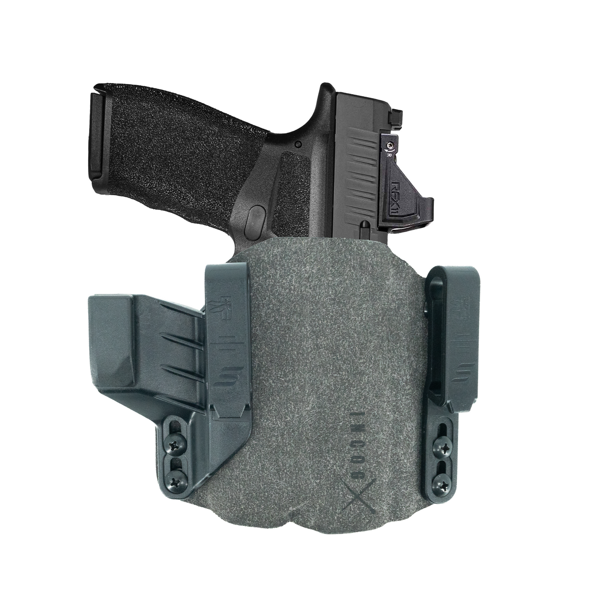 Haley Strategic Incog X Holster - Springfield Hellcat Pro/OSP — Grey, Small Light Right, product view 1