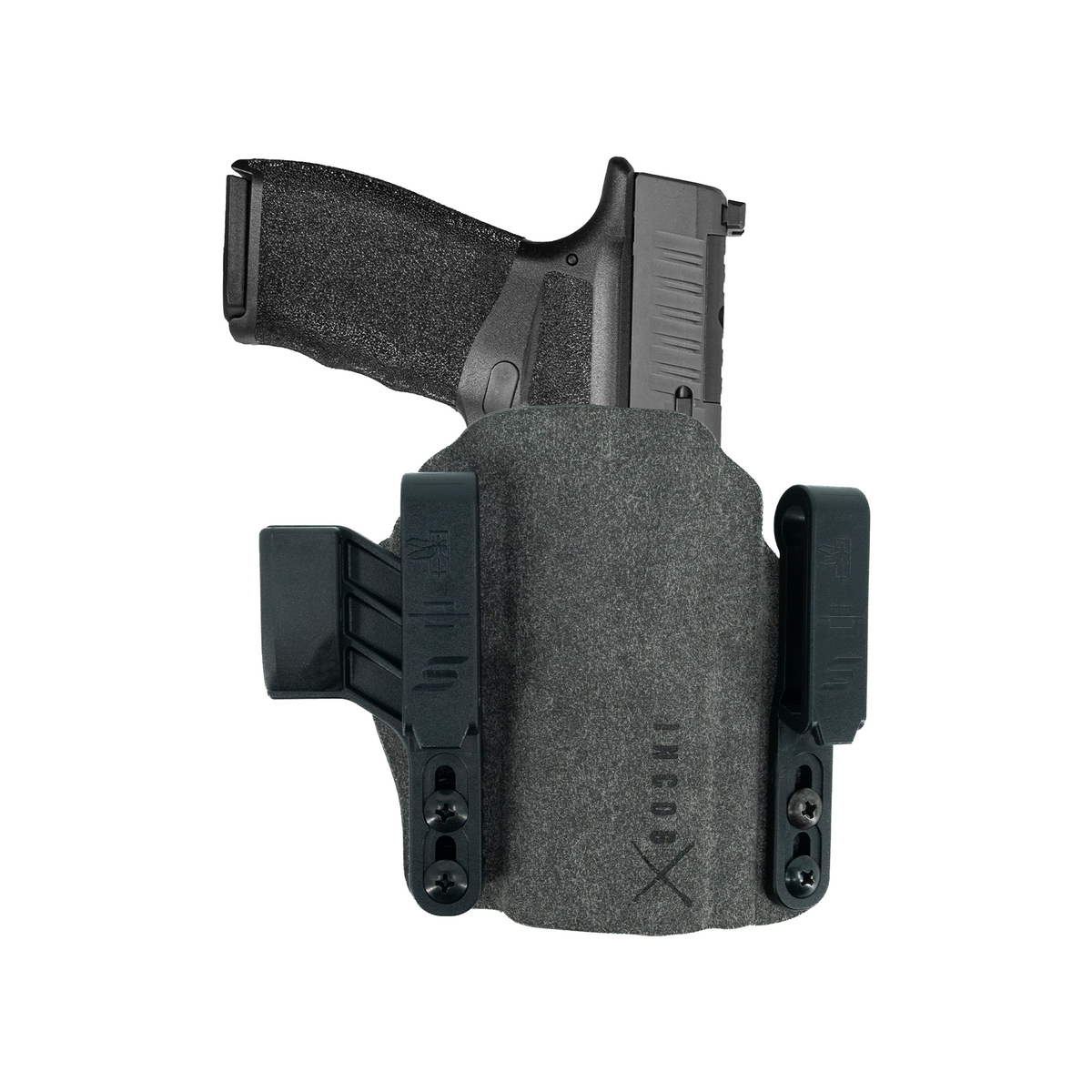 Haley Strategic Incog X Holster - Springfield Hellcat Pro/OSP — Grey, No Light Right, product view 1