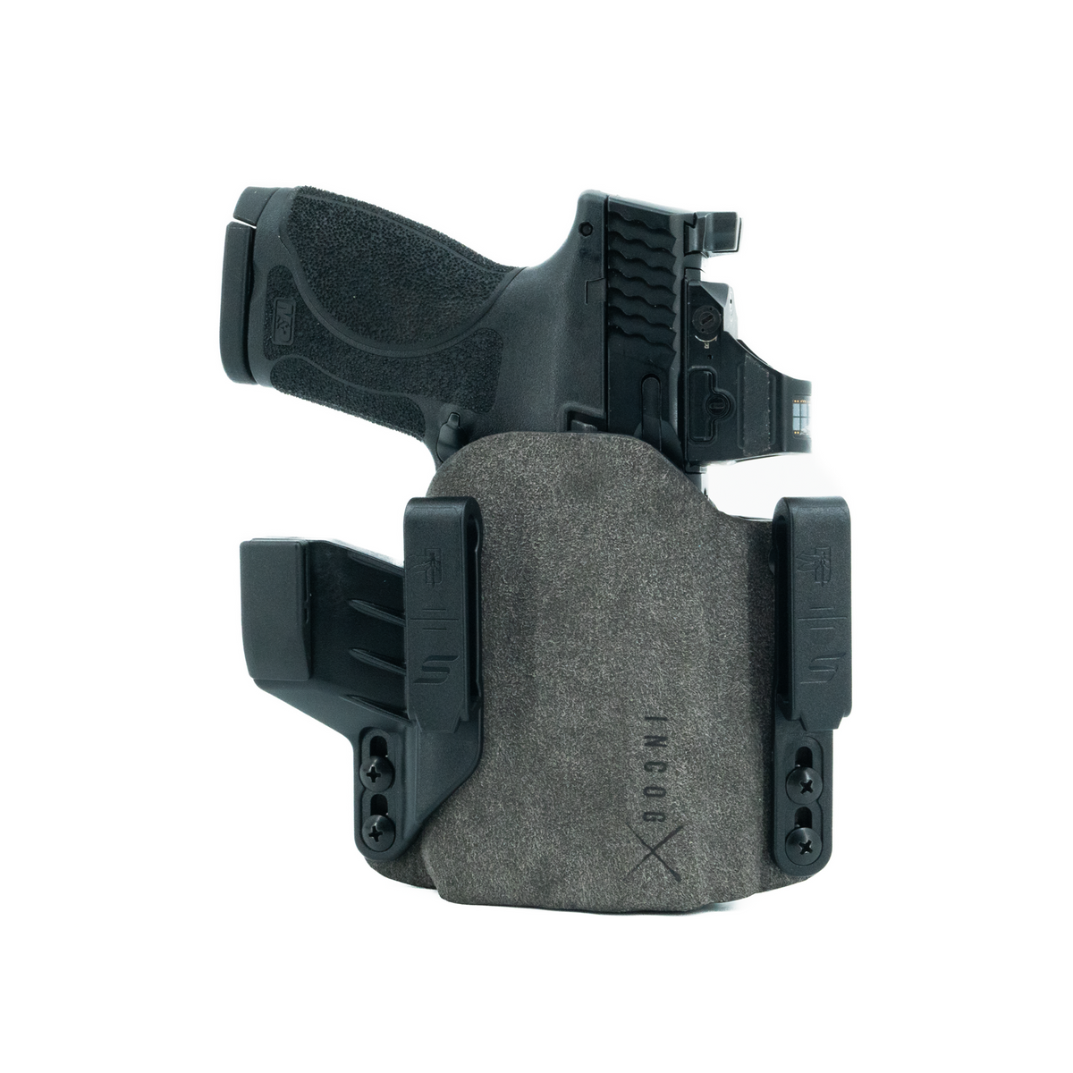 Haley Strategic Incog X Holster - S&W M&P M2.0 — Grey, Small Light Right, product view 1 #color_grey