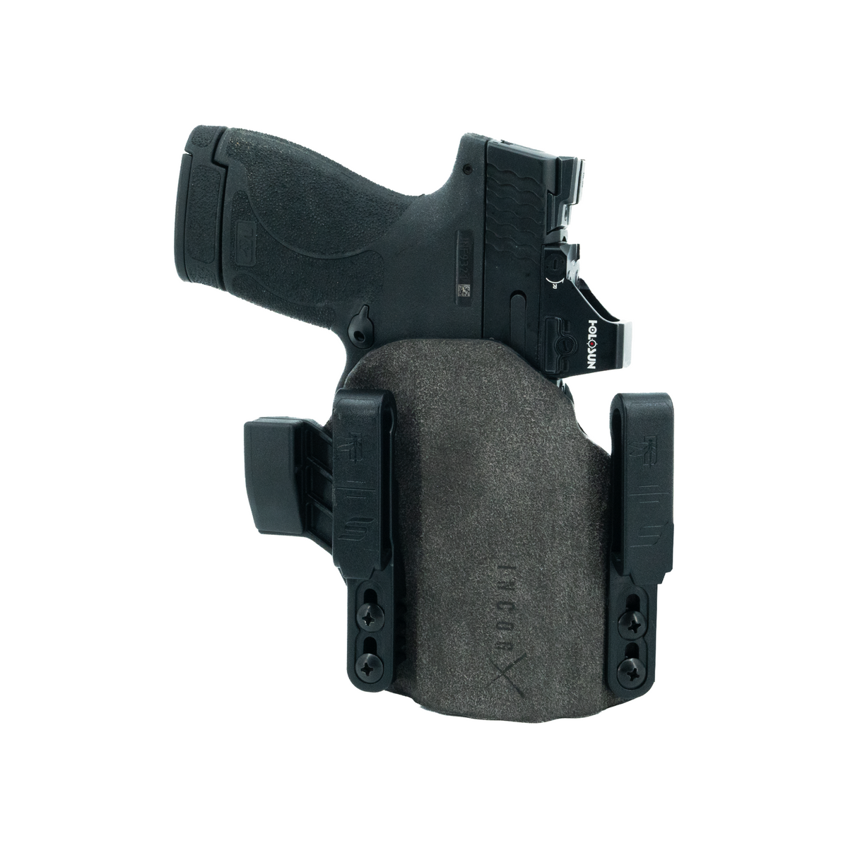 Haley Strategic Incog X Holster - S&W Shield Plus — Grey, No Light Right, product view 1 #color_grey