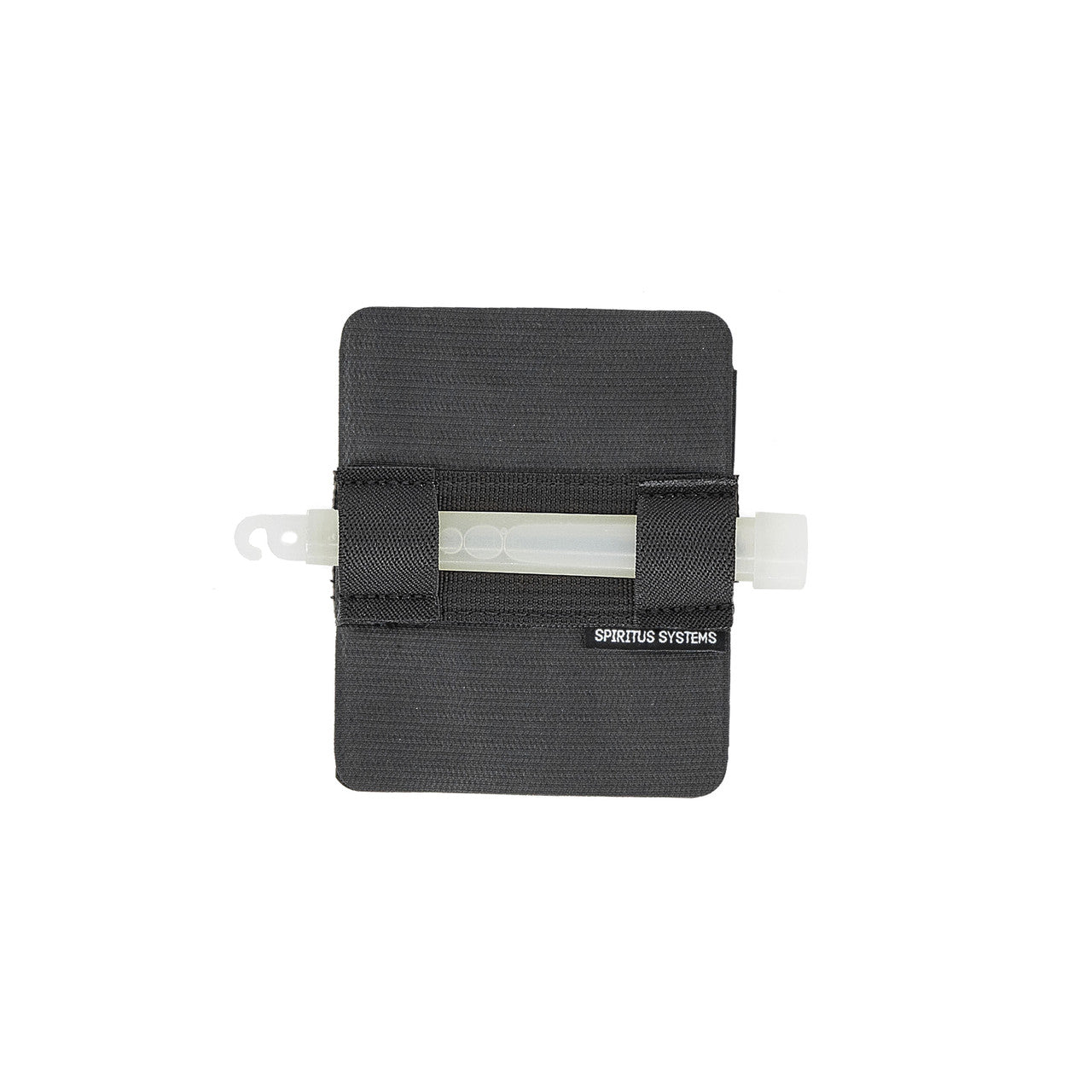 Divider pouch insert holding a chem light
