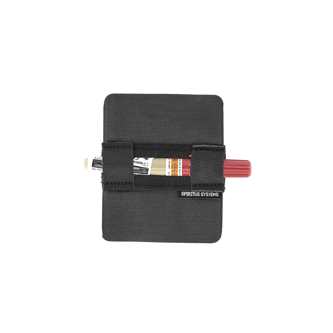 Divider pouch insert holding a medical tube