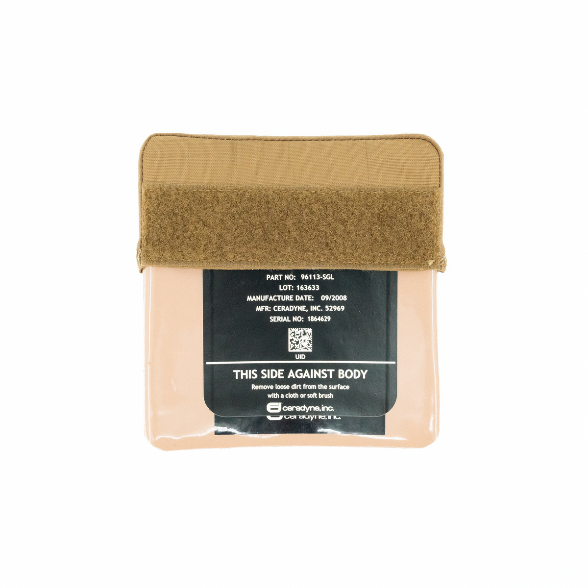 Haley Strategic Thorax Cummerbund Side Plate Cap Pair — Coyote Brown, product view 4