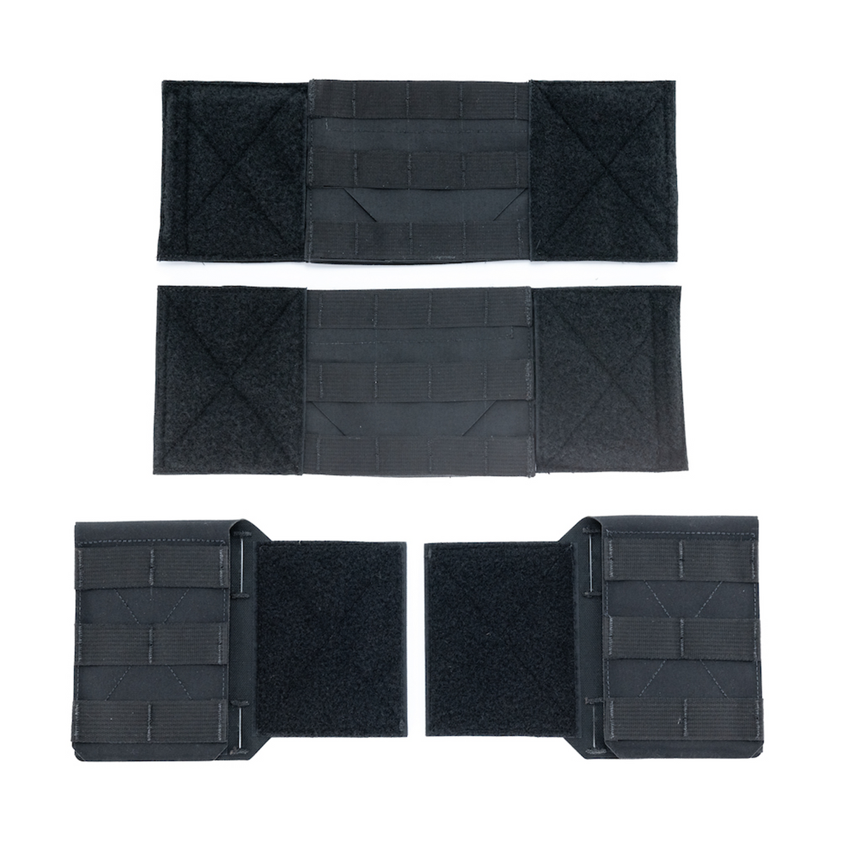 Haley Strategic Thorax Cummerbund and Side Entry Panel Set — Black, product view 1